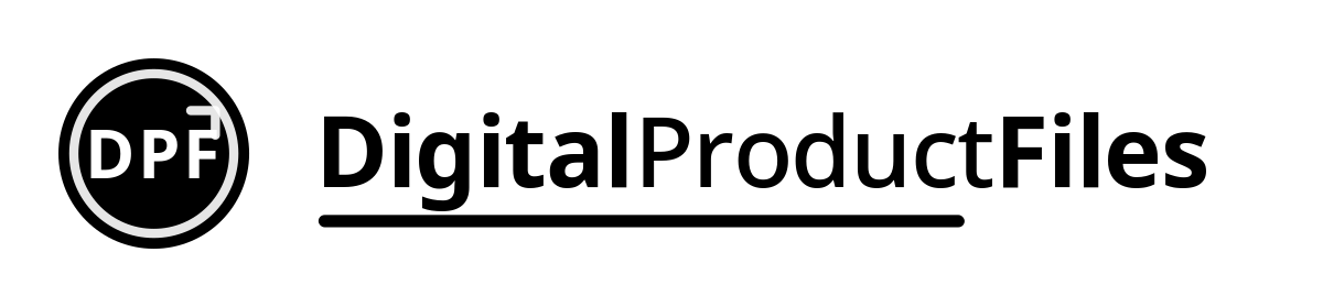 Digital product files logo