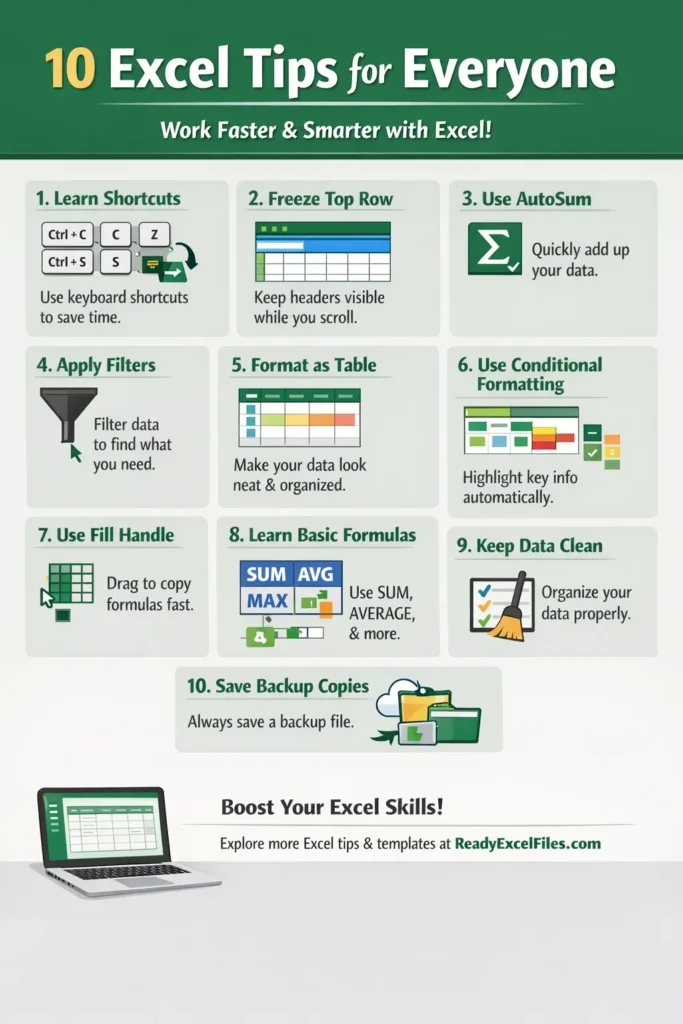 Excel is one of the most useful tools for students, office workers, freelancers, business owners