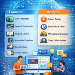 Affordable digital products for business and individuals – instant access templates dashboards and online tools