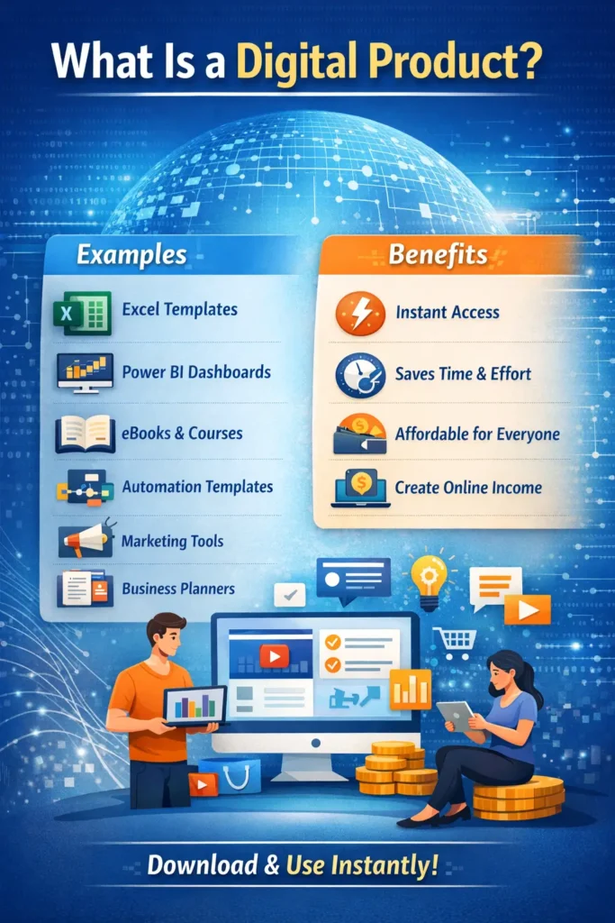 Affordable digital products for business and individuals – instant access templates dashboards and online tools