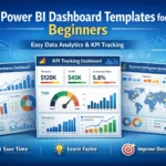 Power BI dashboard templates for data analytics, KPI tracking, and business intelligence.