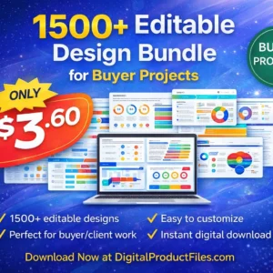 Freelance design templates for buyer projects and client work